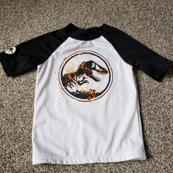 Gymboree Other - Gymboree XS(4) Splatter Dinosaur Jersey Tshirt